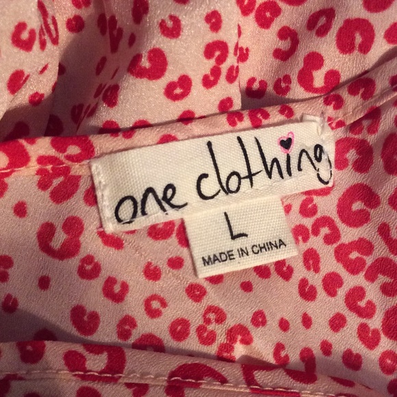 4/$10💚 NWOT One Clothing Cheetah Print Tunic - Picture 3 of 4